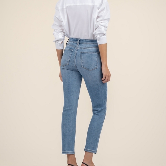 Kut From The Kloth Reese High Rise Ankle Straight Leg Size 14 New With Tag - Picture 4 of 5